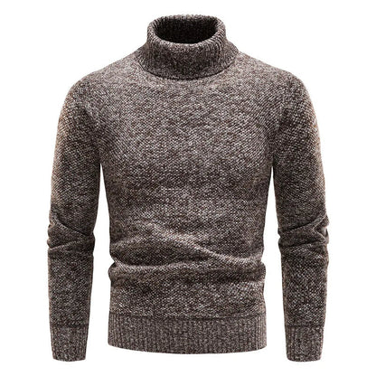 Stickad Dam Tröja Turtleneck 100% Ull 2