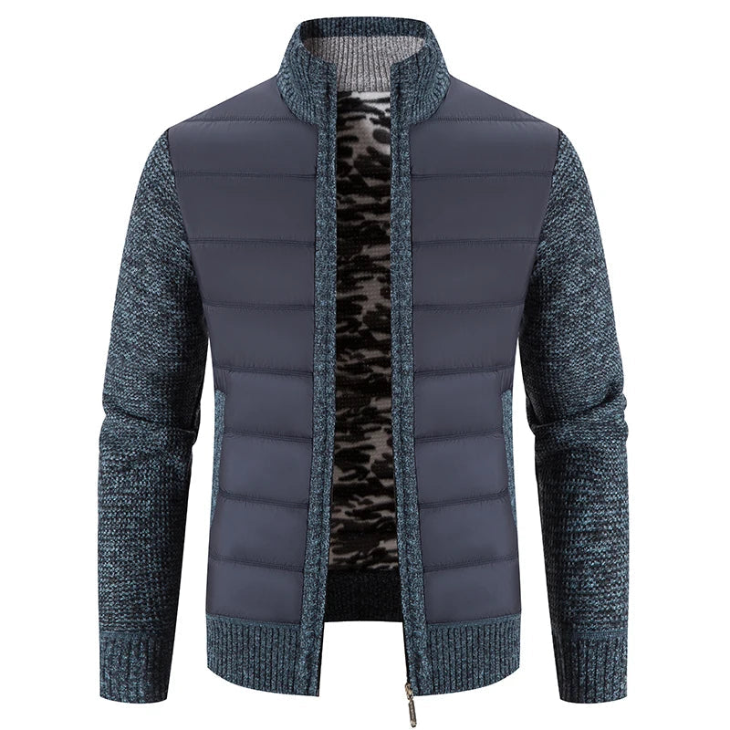 Variant image for Herr Väst Trendig Fleece Modern Design för Kalla Dagar-11