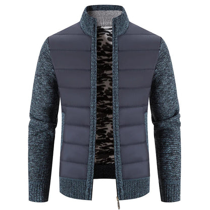 Variant image for Herr Väst Trendig Fleece Modern Design för Kalla Dagar-11