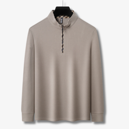 Herr T-shirt Klassisk Bomull Kvalitets T-shirt-6