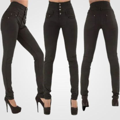 Dam Jeans Med Hög Midja Bekväm Denim 7