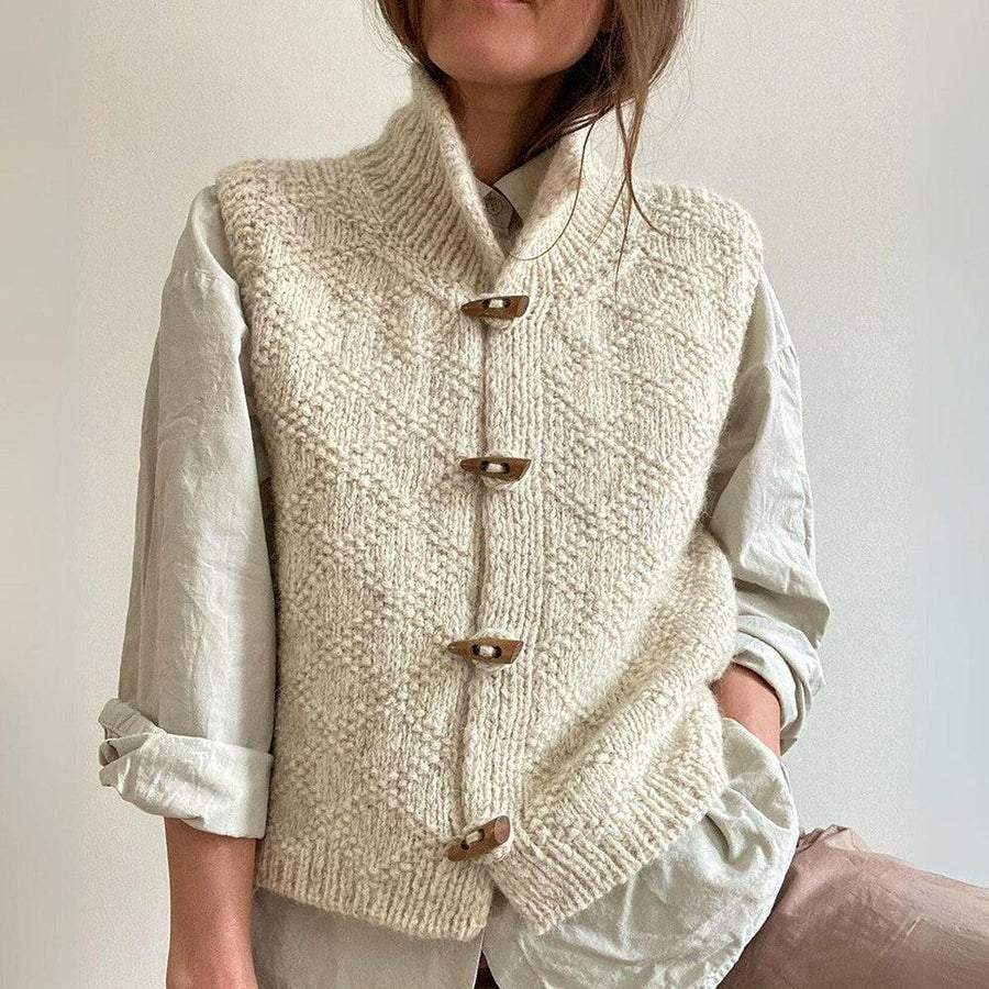 Variant image for Kvinnors Ärmlös Cardigan Ull-1