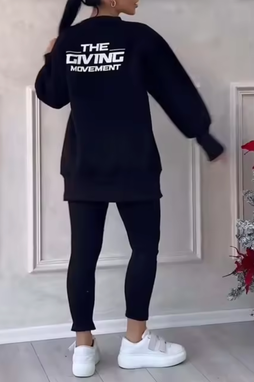 Variant image for Damkläder Tröja och Byxor Sättning i Hög Kvalitet 100% Bomull-6