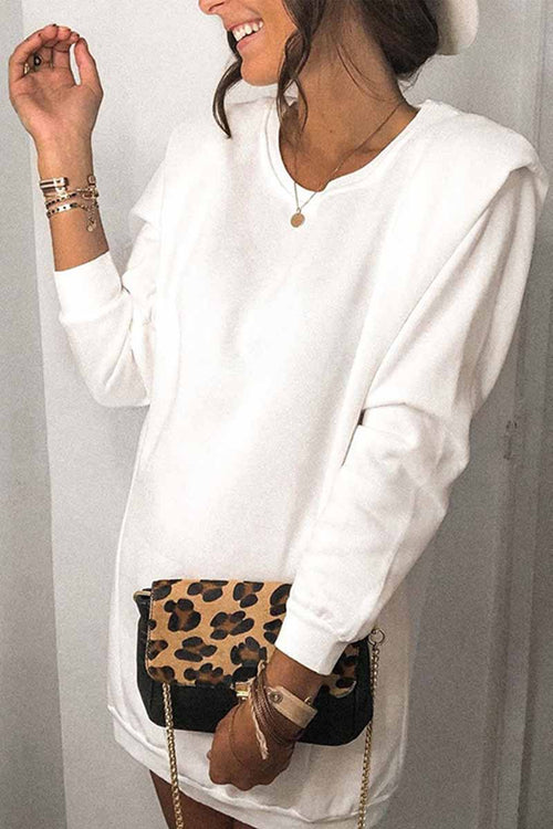 Kvinnors Klänning Enkel Polyester Elegant Design-1