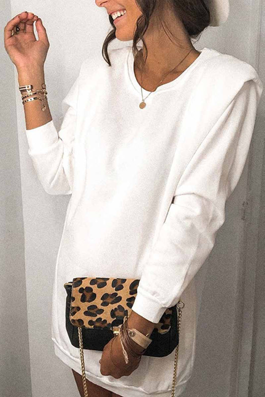 Kvinnors Klänning Enkel Polyester Elegant Design-1