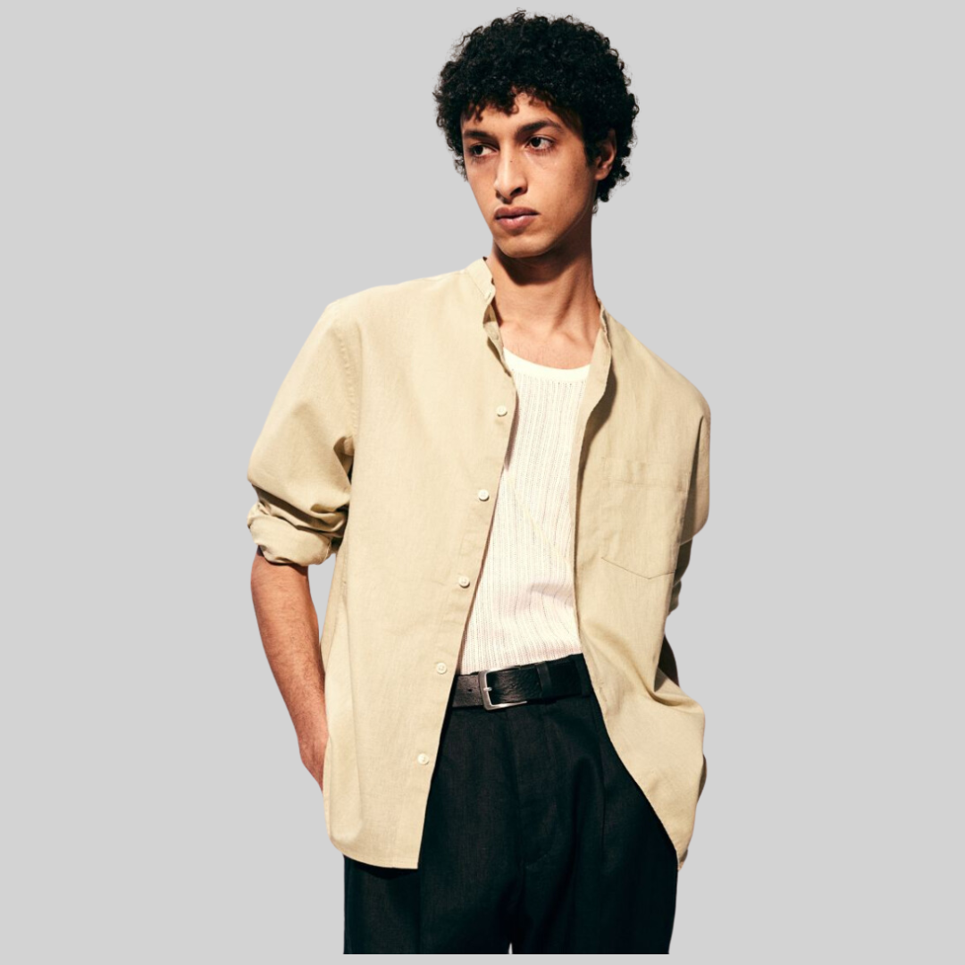 Dam Skjorta Klassisk Bomull - Tidlös Blus för Sommar-2