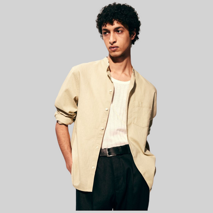 Dam Skjorta Klassisk Bomull - Tidlös Blus för Sommar-2