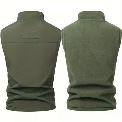 Herr Västar Vändbar Monokrom Polyester för Utomhusbruk-6