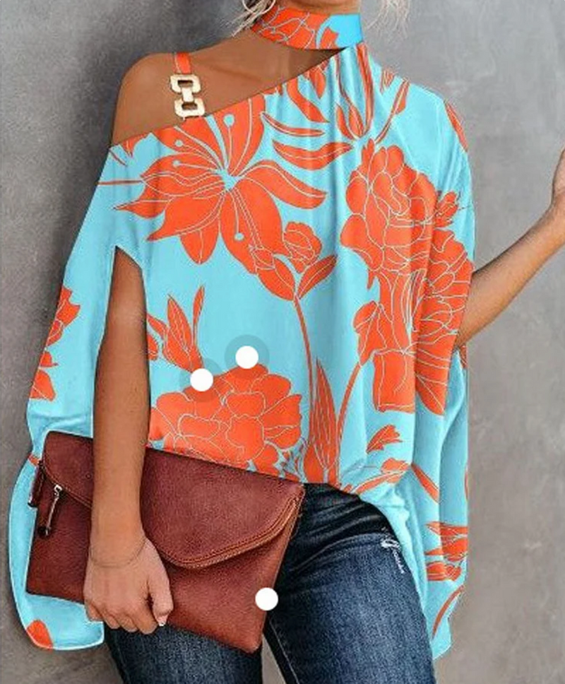 Dam Blus Smutsavvisande Andningsbart Material Elegant Design-2