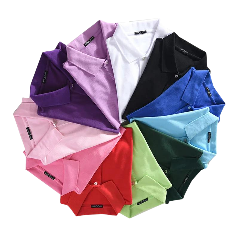 Dam Polo T-shirt Klassisk Bomull-2