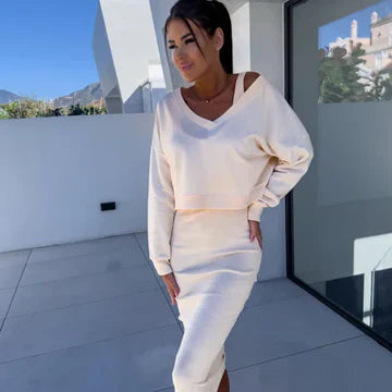 Fina Dam Klänningar Casual Stil Luftigt Polyester-2