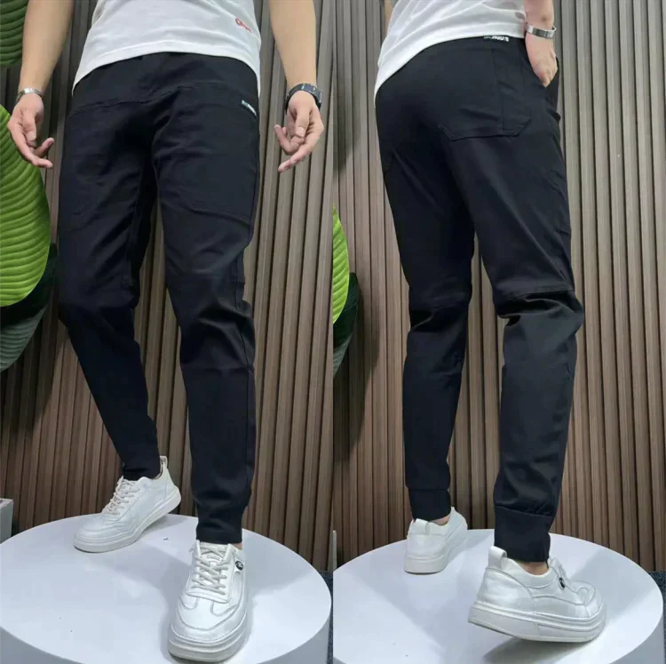 Variant image for Herrbyxor Cargo Stil Flexibelt Material-10