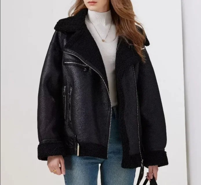 Variant image for Dam Lång Vinterjacka Trendig Polyester-2