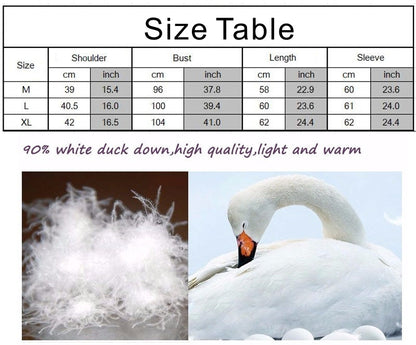 Dam Parkas Slim Fit Vattentålig Jacka För Vår och Vinter-5