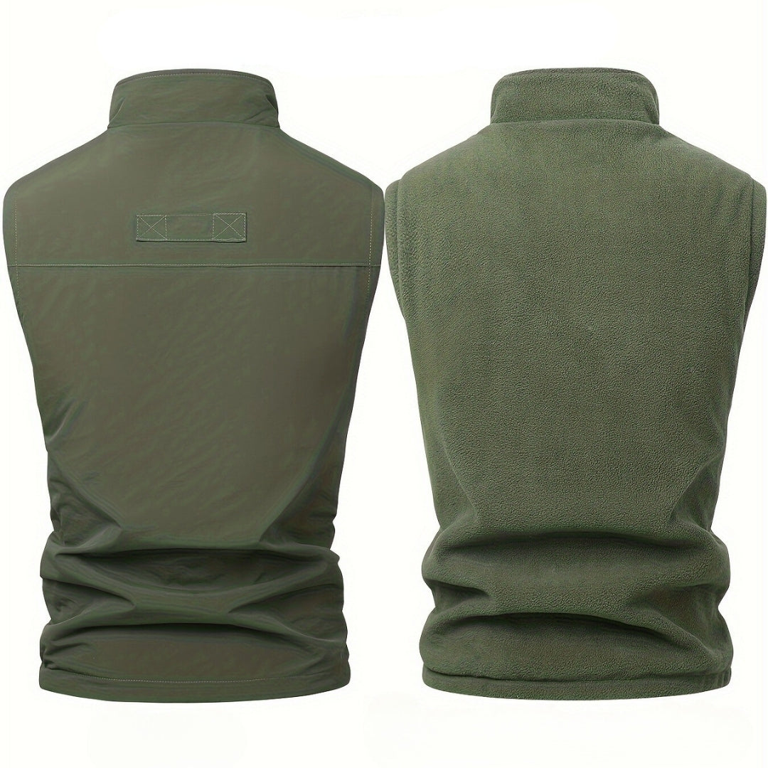 Herr Västar Vändbar Monokrom Polyester för Utomhusbruk-6