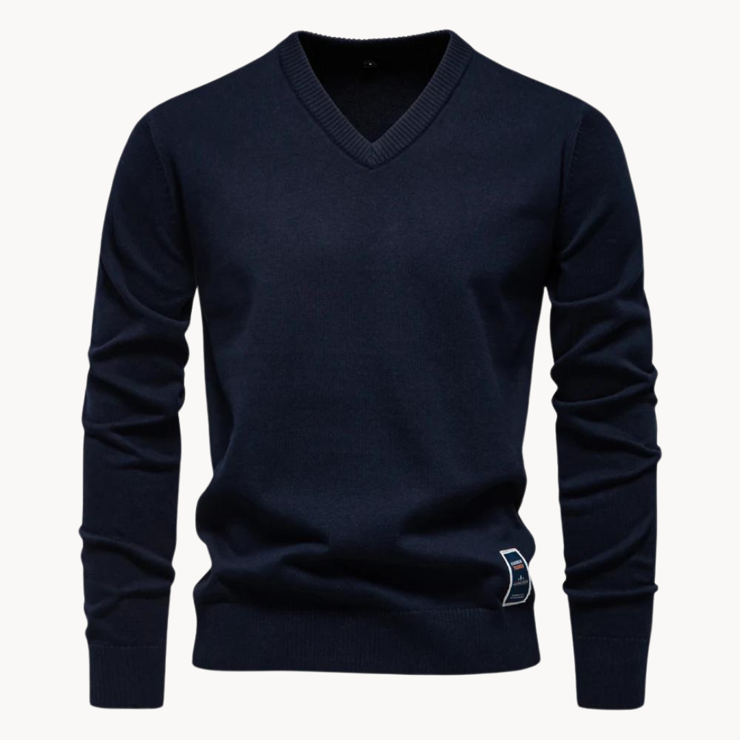 Variant image for Herrpullover Lätt Bomullsmix Mångsidig-6