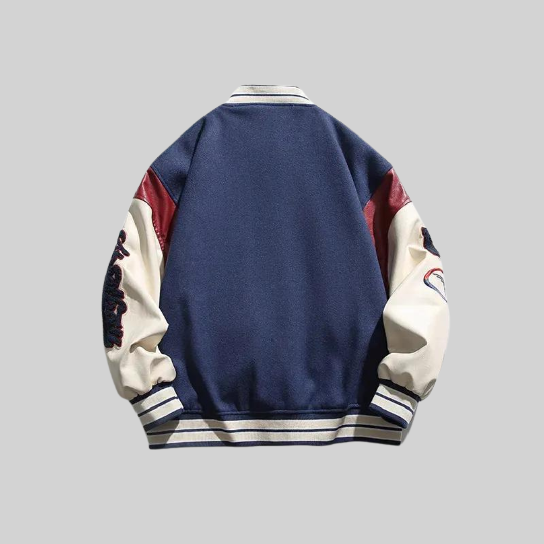 Damjacka Vintage Polyester För Kvinnor-3