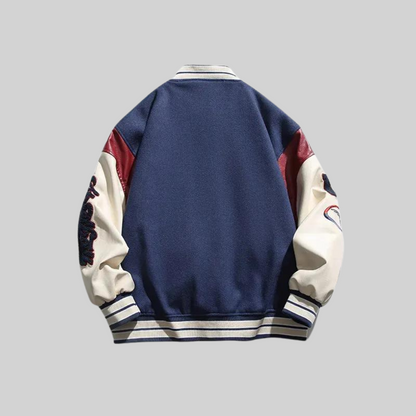 Damjacka Vintage Polyester För Kvinnor-3