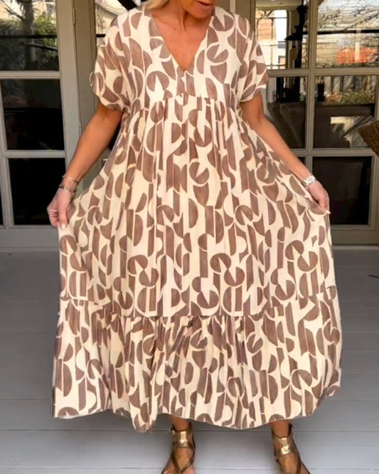 Dam Klänning Tvådelad Elegant Design Högkvalitativt Tyg 1