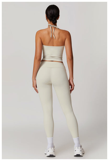 Träningsbyxor Dam Hög Midja Snabbtorkande Nylon-3