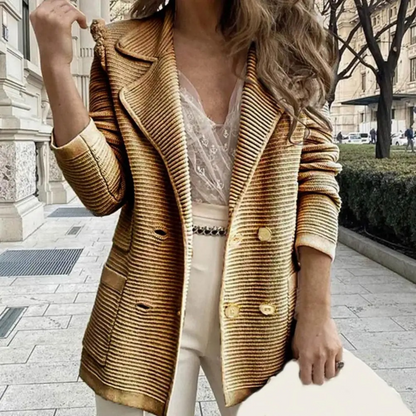 Variant image for Herren Blazer Dubbelknäppt Klassisk Polyester-7