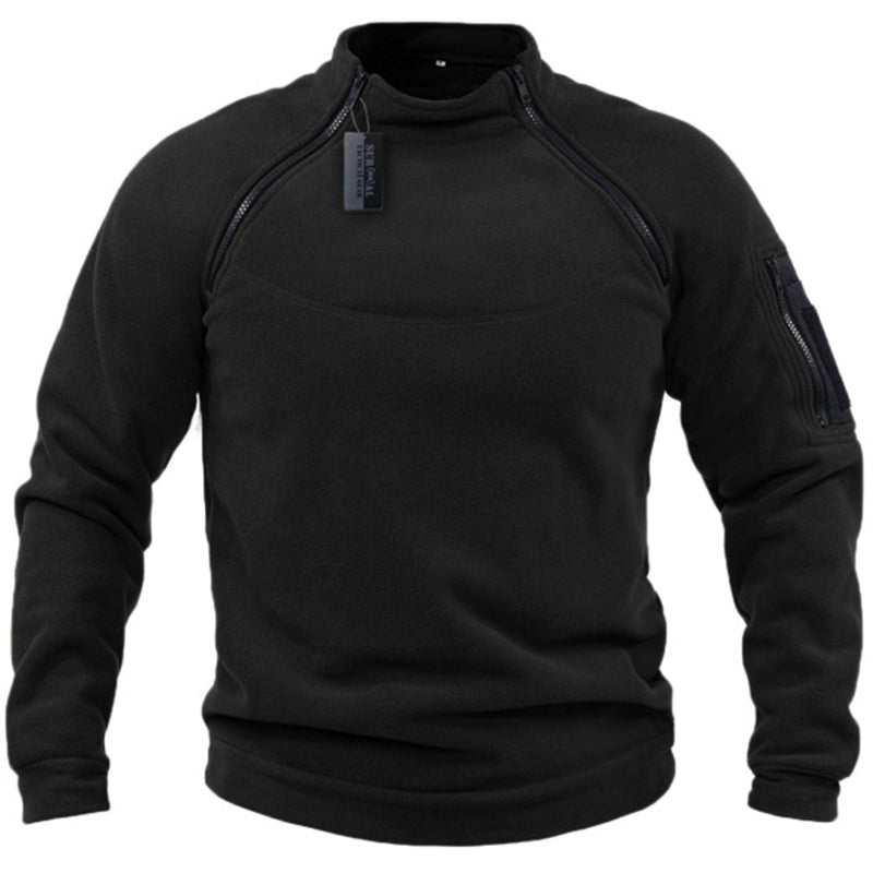 Herr Fleece Tröja Militär Fleece Modern Stil för Utomhusaktiviteter-2