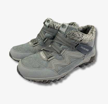 Fodrade Vinterstövlar Dam Fleecefodrade Elegant Design för Kalla Vinterdagar-3