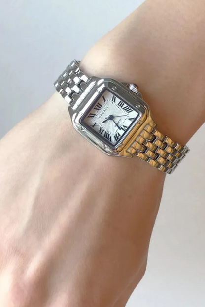 Herr Klocka Sportig Armbandsur Rostfritt Stål med Justerbart Armband-2
