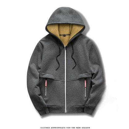 Mäns Vinterjacka med Huva och Fleecefoder – Slitstarkt Material för Kalla Vinterförhållanden 3