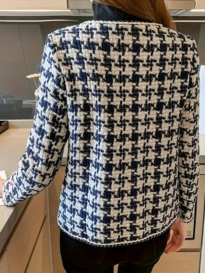 Damer Öppen Jacka Lång Ärmar Mjukt Material-2