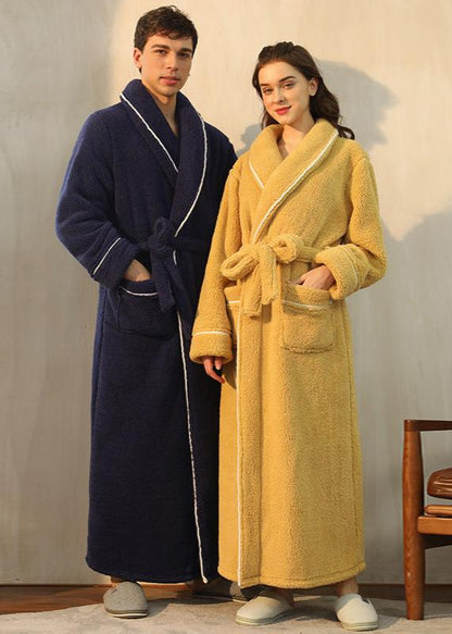 Dam Badrock Tjock Plysch Komfortabel Polyester-2