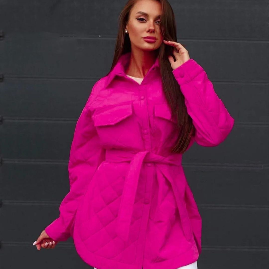Variant image for Damjacka Vadderad Klassisk Stil Polyester Midjeformad-6