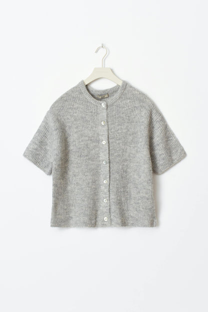 Dam Kortärmad Stickad Tröja Mjuk Tyg Elegant Design 3