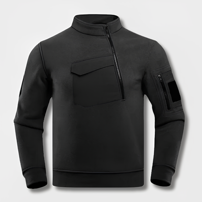Herr Taktisk Fleecejacka Vindskyddande Hållbar Fleece-1