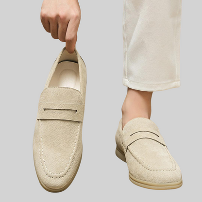 Herrskor Vintage Läder Tidlös Stil Komfort 3