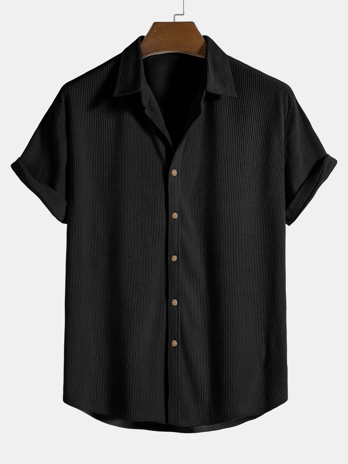 Herr Sladdskjorta och Shorts i Första Klassens Material för Sommar-4
