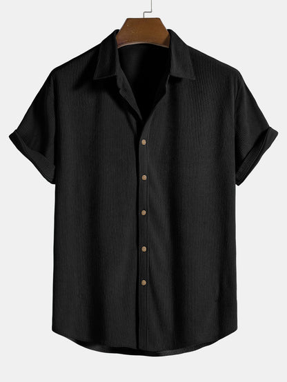 Herr Sladdskjorta och Shorts i Första Klassens Material för Sommar-4