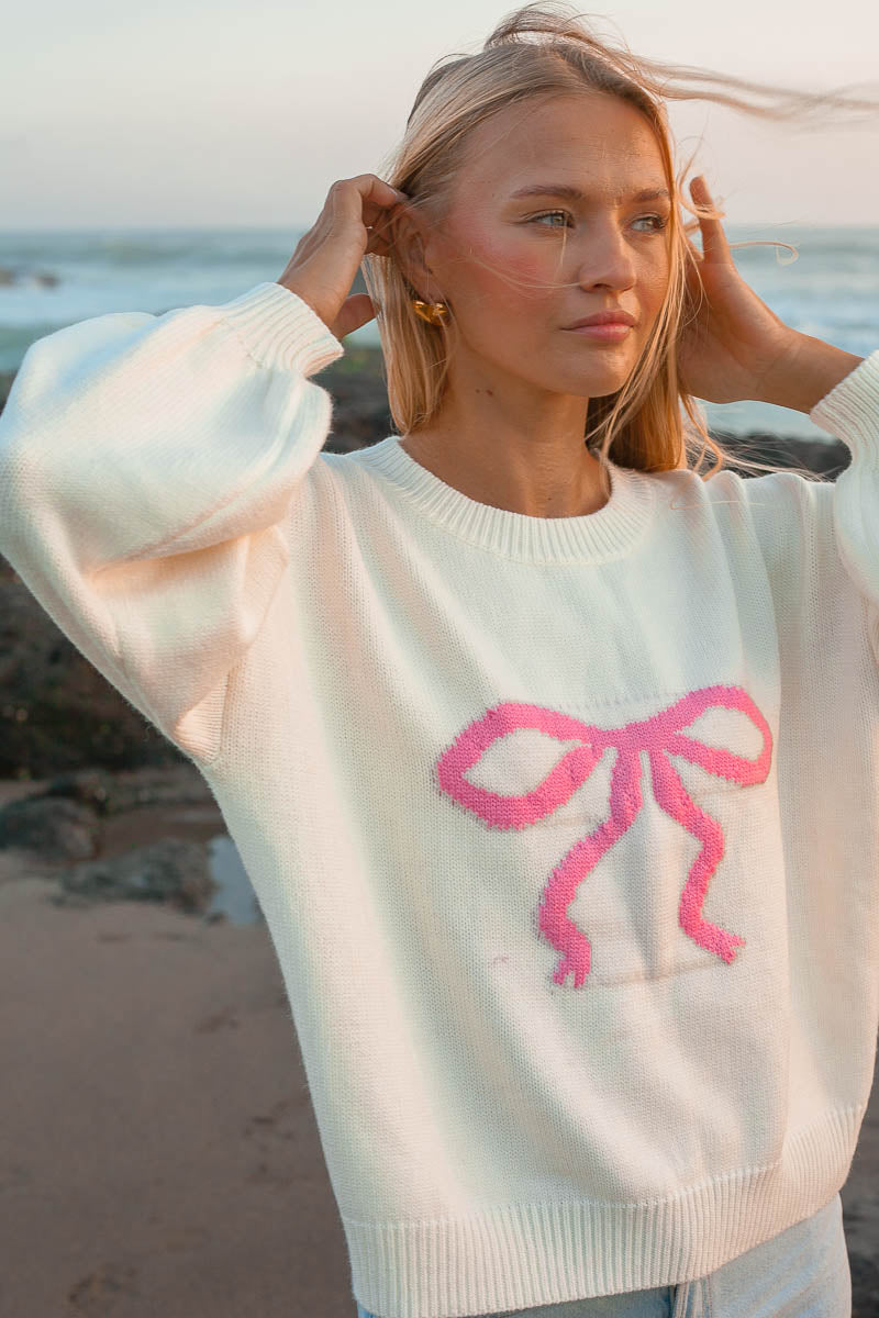 Kvinnors Tröja Tvåfärgad Med Loopdetaljer Mjuk Akryl Nylon Polyester-3