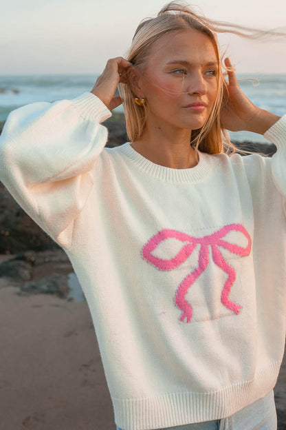 Kvinnors Tröja Tvåfärgad Med Loopdetaljer Mjuk Akryl Nylon Polyester-3