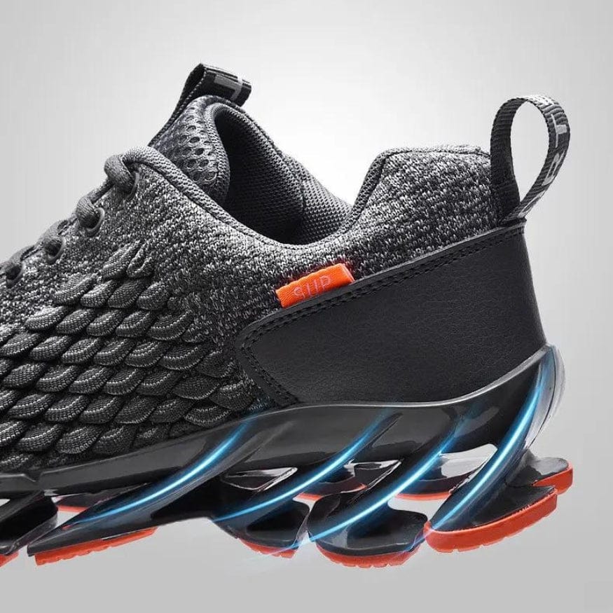Herr Sneakers Flexibelt Andningsbart Material för Träning och Vardag-4