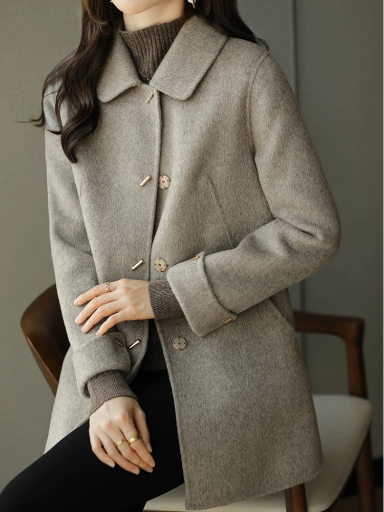 Variant image for Lång Trenchcoat Dam Med Midjeband Polyester Khaki-9