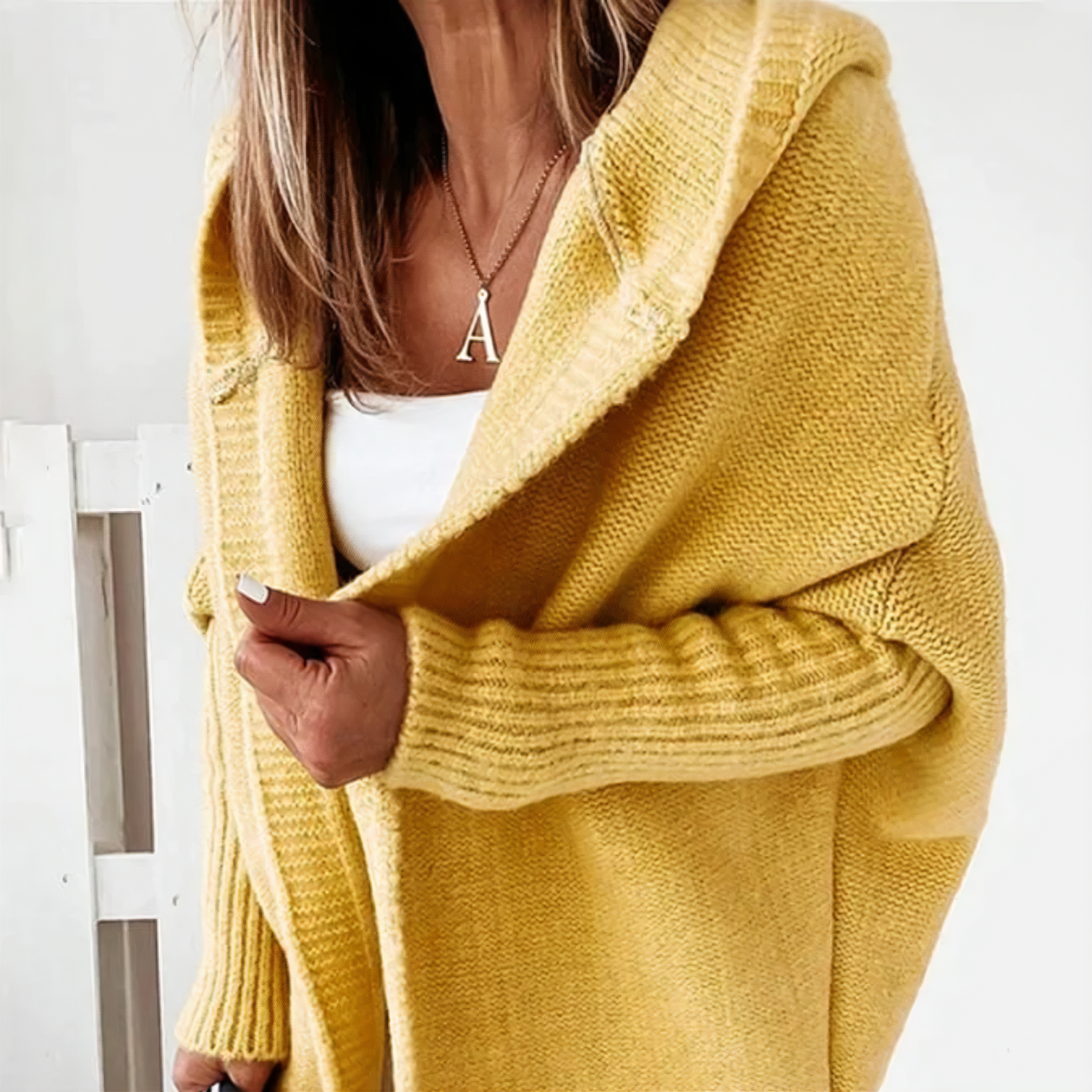 Variant image for Damjacka Halvlängd Enkelfärgade Sömmar Mjukt Material-5