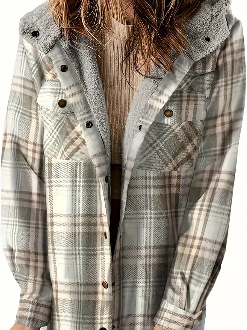 Variant image for Herrjacka med Huva och Dragkedja i Mjuk Fleece-11