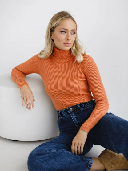 Herren Turtleneck Tröja Klassisk Design Mjuk Fiber 8