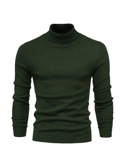 Variant image for Herr Turtleneck Tröja Stickad Klassisk Material-16