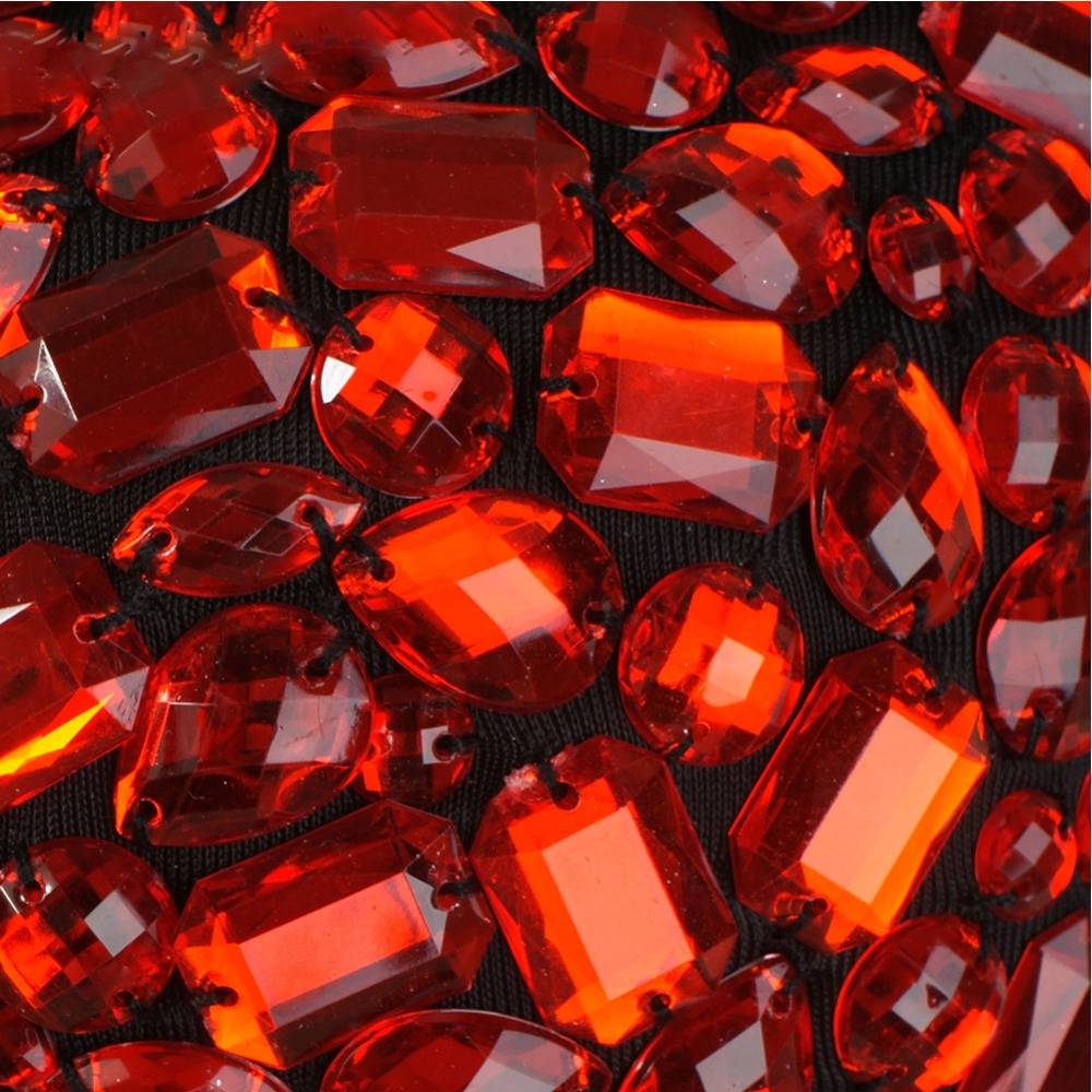 Dam Bustier Elegant med Diamantdetaljer Polyester-Spandex-1