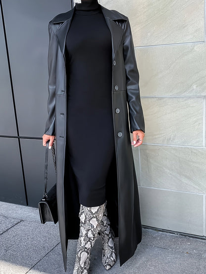 Dam Kappa Lång Pälsutseende Polyester Akryl-2