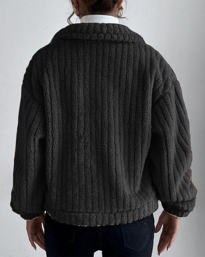 Dam Kappa Tjock Med Kapell Långa Ärmar Isolerande Material-3