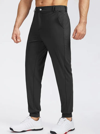 Herr Golfbyxor Slim-Fit Fyrsidig Stretch Polyester-4