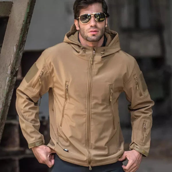 Herrjacka Vinter Robust Design Högkvalitativ Polyester och Bomull-3